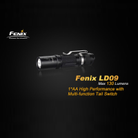 Fenix Ld09 Cree Xp E2 4 Mode 130 Lumens Led Flashlight 1*aa
