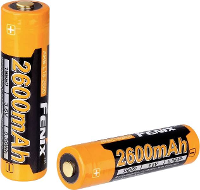 Fenix Light ARB L18 2600 Speciale oplaadbare batterij 18650 Flat top Li ion 3.6 V 2600 mAh 1 stuk(s)