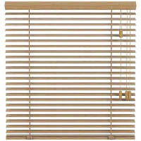 Fenstr bamboe jaloezie Tahiti 50mm   eiken (25901)   Leen Bakker