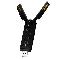 FENVI AX5400 WiFi 6E USB adapter Dongle Tri Band 2.4G/5G/6GHz USB3.0 WiFi 6 netwerkkaart met 2*2dBi antenne voor laptop