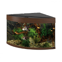 Ferplast Aquarium Dubai 90 Corner Walnoot #95;_66x93x57 Cm