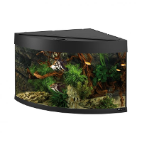 Ferplast Aquarium Dubai 90 Corner Zwart 66x93x57 Cm