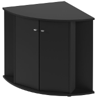 Ferplast Aquariumkast Dubai 90 Corner Zwart 65x90x73 Cm