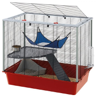 Ferplast Frettenkooi Furat Rood/zwart 78x48x70 Cm