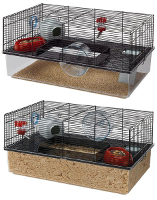 Ferplast Hamsterkooi Favola Zwart 60x36,5x30 Cm