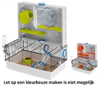 Ferplast Hamsterkooi Olimpia Assorti 46x29,5x54 Cm