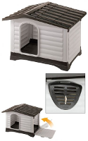 Ferplast Hondenhok Dogvilla 110 Grijs/bruin 111x84x79 Cm