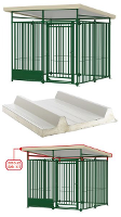 Ferplast Hondenkennel Dog Pen Dak Beige 200x200x32