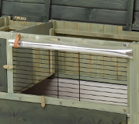 Ferplast Rolgordijn Voor Konijnenhokken Ranch 120/140 Transparant 91,5x33 Cm