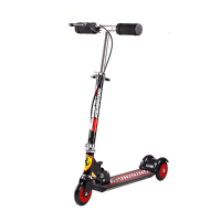 Ferrari Fxk17 Three Wheel Scooter Adjustable Foldable Aluminum T Tube Pu Round Rubber Handle