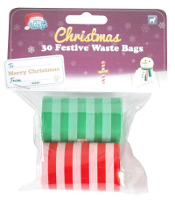 Festive Kerst Poepzakjes 2st #95;_10 Cm