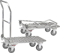 Fetra Hauptartikel 1133 Plateauwagen Inklapbaar Aluminium Laadvermogen (max.): 150 Kg