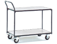 Fetra Hauptartikel 1840 Tafelwagen ESD Staal Laadvermogen (max.): 250 Kg Leigrijs (RAL 7015)