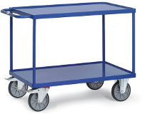 Fetra Hauptartikel 2401W Tafelwagen Staal Poedercoating Laadvermogen (max.): 500 Kg Stralend blauw (RAL 5007)