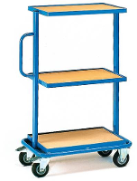 Fetra Hauptartikel 32901 Etagewagen Staal Poedercoating Laadvermogen (max.): 200 Kg Stralend blauw (RAL 5007)