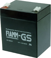 Fiamm PB 12 4,5 4,8 Loodaccu 12 V 4.5 Ah Loodvlies (AGM) (b x h x d) 90 x 107 x 70 mm Kabelschoen 4.8 Mm Onderhoudsvrij, Geringe zelfontlading