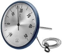 FIAP DialSwim ACTIVE Zwembadthermometer RVS, Blauw (geëloxeerd)