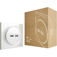 Fibaro Walli N USB outlet wandcontactdoos