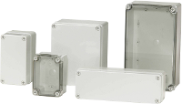 Fibox ABS C 85 G Installatiebehuizing 140 x 80 x 85 ABS Grijs wit (RAL 7035) 1 stuk(s)