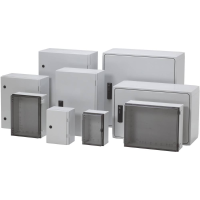 Fibox CAB PC 203018 G Wandbehuizing, Installatiebehuizing 200 x 300 x 180 Polycarbonaat Grijs wit (RAL 7035) 1 stuk(s)