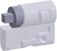 Fibox CLI ARCA S6 Cilinderslot 7 mm vierkant 1 stuk(s)