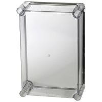 Fibox Cover, PC Transparent 3720556 Universele behuizing 280 x 190 x 80 Polycarbonaat Grijs wit (RAL 7035) 1 stuk(s)