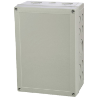 Fibox Enclosure, PC, metric knock outs Extra high base, grey cover 6015329 Universele behuizing 255 x 180 x 175 Polycarbonaat Grijs wit (RAL 7035) 1 stuk(s)