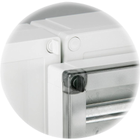 Fibox MBS 14552B Bevestigingsschroef Polyamide Zwart 1 stuk(s)