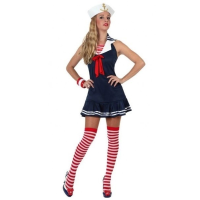 Fiesta carnavales Sexy matrozen verkleed kostuum/jurkje voor dames