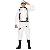 Fiestas Guirca Astronauten verkleed kostuum   voor heren   Ruimtevaart thema   verkleedkleding