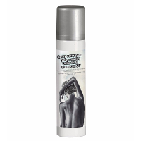 Bodypaint spray   Zilver   lichaam  en haarspray   Verf/schmink voor lichaam en haar
