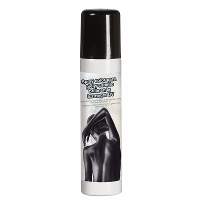 Bodypaint spray   Zwart   lichaam  en haarspray   Verf/schmink voor lichaam en haar