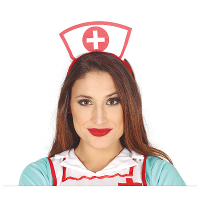 Carnaval verkleed accessoire Zuster/verpleegster diadeem   sexy nurse