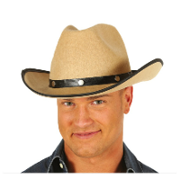Carnaval verkleed Cowboy hoed Arizona   beige   voor volwassenen   Western thema