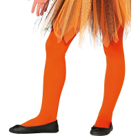 Fiesta Guirca Carnaval verkleed panty   voor meisjes   oranje   15 denier   3 tot 6 jaar