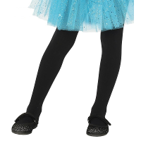 Fiesta Guirca Carnaval verkleed panty   voor meisjes   zwart   15 denier   5 tot 9 jaar