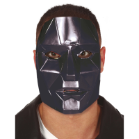 Fiestas Guirca Game Aanvoerder masker   zwart   one size   tv thema