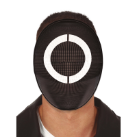 Fiestas Guirca Game Cirkel masker   zwart   one size   tv serie