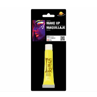 Fiestas Guirca grimeer schmink   Glow in the Dark   neon geel   10 ml   carnaval/verkleed thema