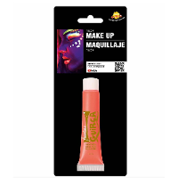 Fiestas Guirca grimeer schmink   Glow in the Dark   neon rood   10 ml   carnaval/verkleed thema
