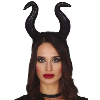 Halloween   Halloween/horror verkleed diadeem/tiara boze heks/stiefmoeder   kunststof   dames/meisjes