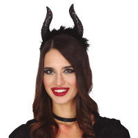 Halloween/horror verkleed diadeem/tiara boze heks/stiefmoeder   kunststof   dames/meisjes