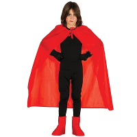 Halloween verkleedcape   rood   voor kinderen   Duivel/vampier/dracula/superheld thema
