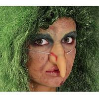 Heksen neus   rubber   met elastiek   heksenneus   Horror/Halloween   verkleedaccessoires