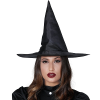 Heksenhoed   zwart   voor dames   Halloween/horror/carnaval   heksen verkleed hoeden