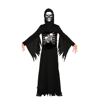 Horror verkleed kostuum magere Hein   voor kinderen   Halloween Carnavalskostuum