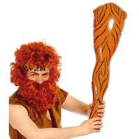 Fiestas Guirca Opblaasbare knots/knuppel   holbewoner   78 cm   themafeest
