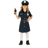Politie agente verkleed set   3 delig   voor meisjes   carnaval kostuums