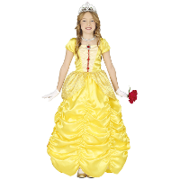 Prinsessen verkleed jurk/kostuum   geel   voor meisjes   prinses