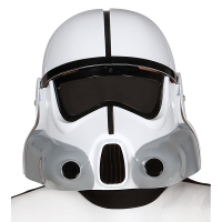 Space trooper ruimte helm   wit   ruimte soldaat   science fiction accessoires